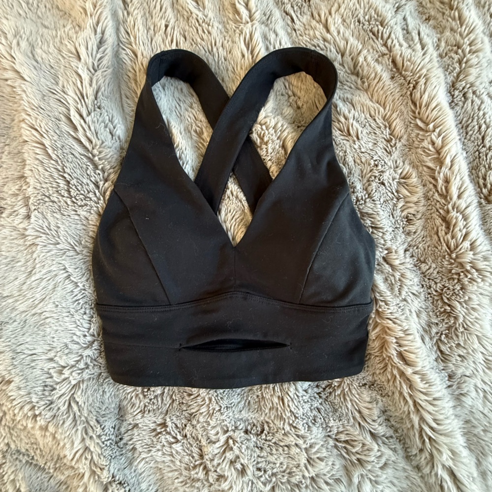 Manduka Black Yoga Bra